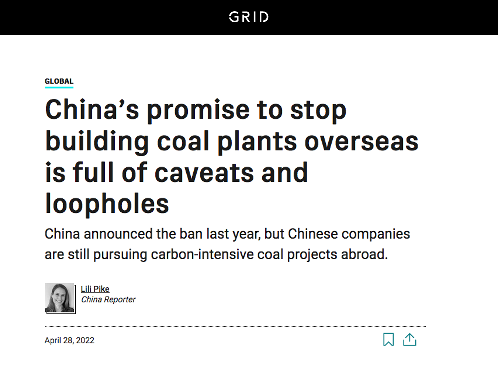 China’s promise to stop building coal plants overseas is full of caveats and loopholes