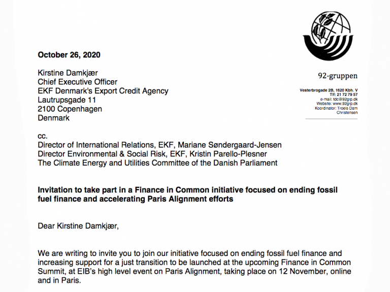 Joint NGO statement to EKF