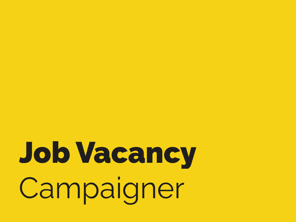 Job Vacancy: Campaigner